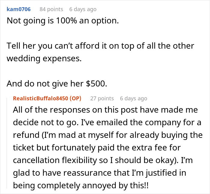 “How Tacky”: Woman Refuses To Attend Cousin’s Bridal Shower After Seeing $300 Entrance Fee “How Tacky”: Woman Refuses To Attend Cousin’s Bridal Shower After Seeing $300 Entrance Fee