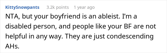 Guy Removed From Dinner Party For Babying And "Helping" Blind Woman Far Too Much