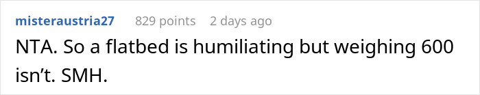 “Am I The Jerk For Refusing To Push My Obese Cousin Around In A Wheelchair For A Day?” “Am I The Jerk For Refusing To Push My Obese Cousin Around In A Wheelchair For A Day?”