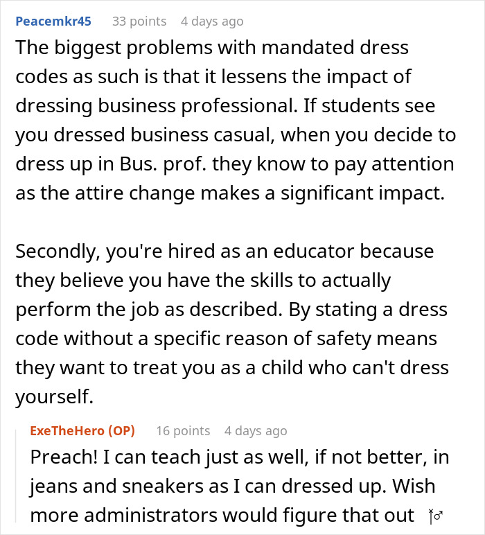 Teacher Banned From Wearing Sneakers Due To Dress Code, Responds With Goth Platform Boots Teacher Banned From Wearing Sneakers Due To Dress Code, Responds With Goth Platform Boots