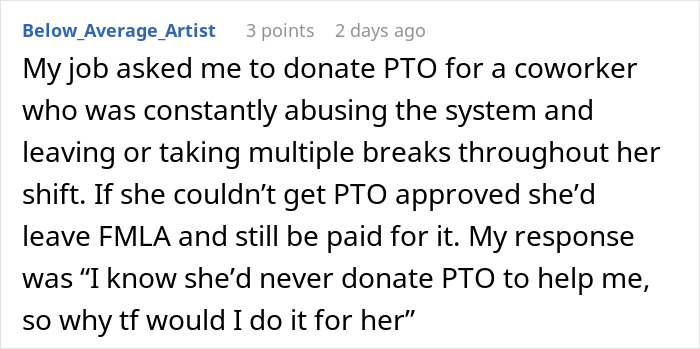 &ldquo;It Finally Happened&rdquo;: Woman Is Furious After Boss Expects Her To &ldquo;Donate&rdquo; PTO To A Coworker