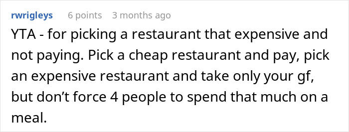 Man Dumps GF After She Expects Him To Foot $1,100 Bill Since He&rsquo;s &ldquo;The Man,&rdquo; Starts To Regret It