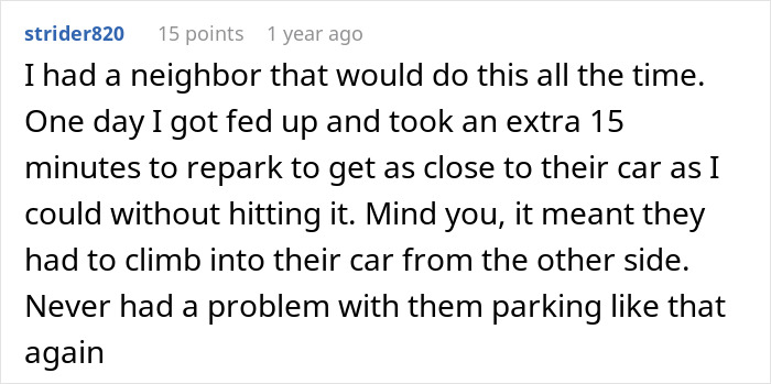 Person Gets Revenge On Neighbor, Makes Sure They Never Park Outside The Lines Again Person Gets Revenge On Neighbor, Makes Sure They Never Park Outside The Lines Again