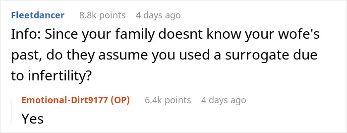 Man Learns Why Sister Wants Him To Pay For Her Surrogate, Tells Her Exactly What He Thinks Of Her