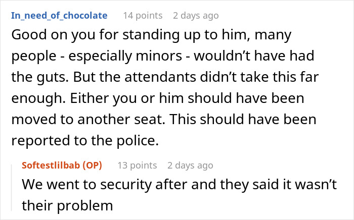 16-Year-Old Plane Passenger Can't Stop Man's Unwanted Advances, So The Crew Intervenes 16-Year-Old Plane Passenger Can't Stop Man's Unwanted Advances, So The Crew Intervenes