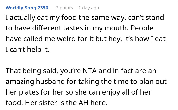 &ldquo;AITAH For Serving My Wife Less Food Than Me And Our Guests?&rdquo;