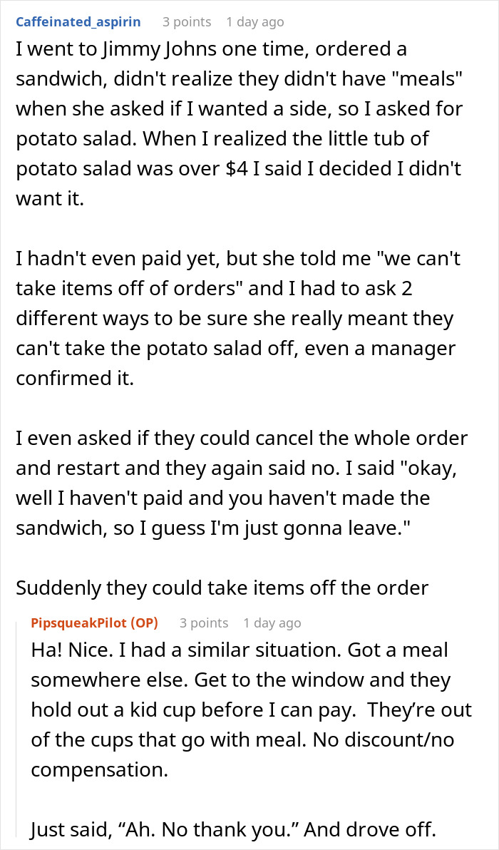 Customer&rsquo;s Malicious Compliance Highlights Fast-Food Chain&rsquo;s Ridiculous Policy, Forces Refund