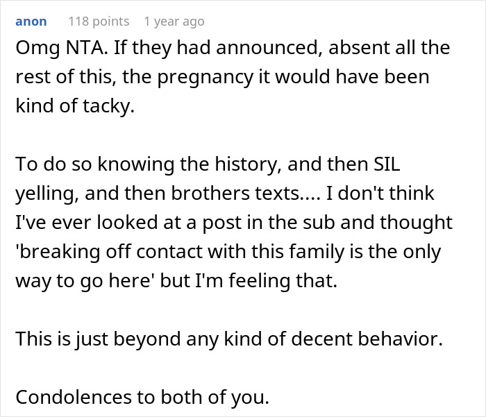 "AITA For Asking All The Guests To Leave After My Brother And SIL's Pregnancy Announcement?"