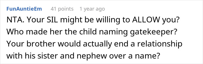 Couple Is Mad That Sis Named Newborn Similar To Their Daughter, She Calls Out Their Double Standards Couple Is Mad That Sis Named Newborn Similar To Their Daughter, She Calls Out Their Double Standards