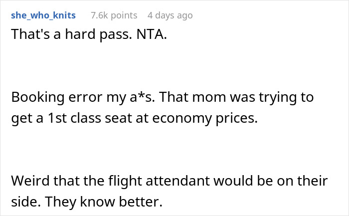 Plane Staff Pressures Woman To Give Her First-Class Seat To A Kid, She Refuses And Faces Backlash