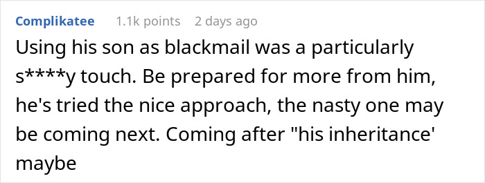 Stepdad Is Kicked Out After Wife Passes Away By Her Son, He Asks For Money Years Later