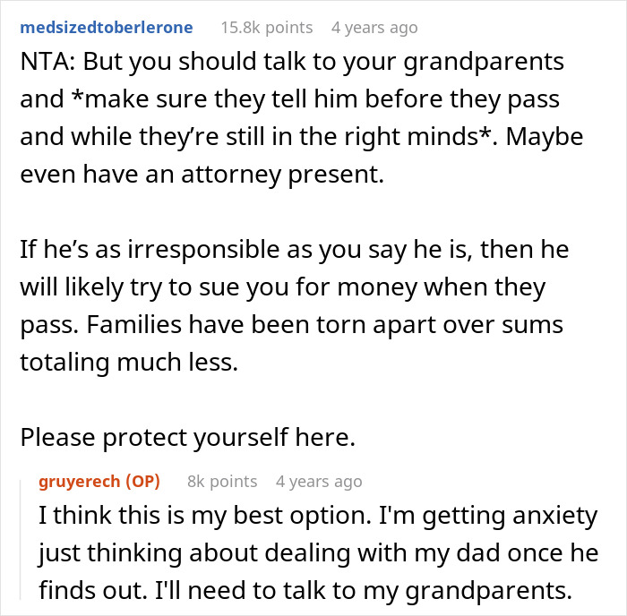Guy Expects To Get Parents' Fortune, His Child Is In Two Minds To Tell Him He Won't Get Anything