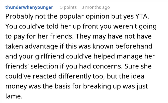 Man Dumps GF After She Expects Him To Foot $1,100 Bill Since He&rsquo;s &ldquo;The Man,&rdquo; Starts To Regret It