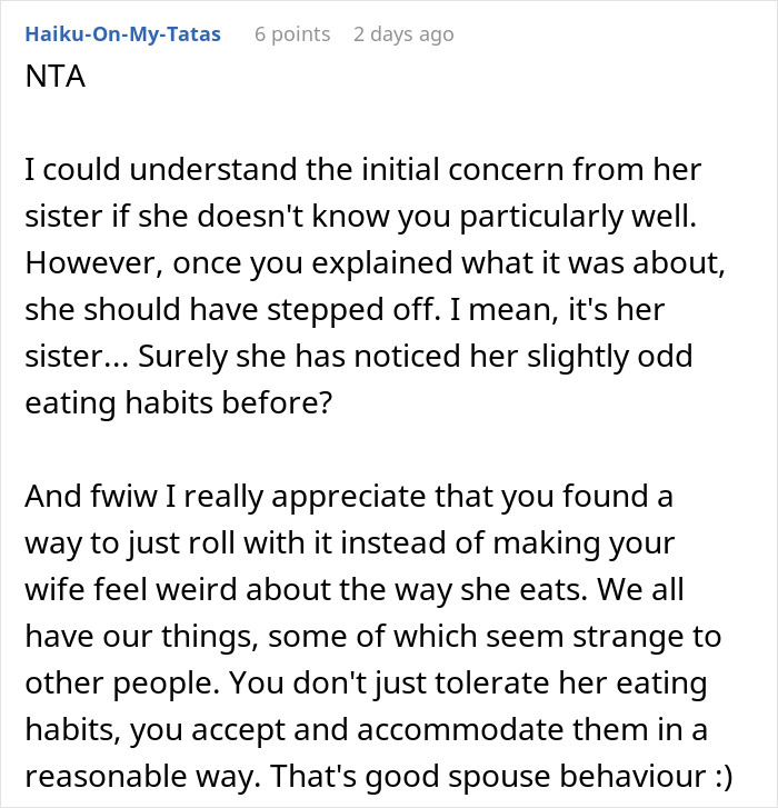 &ldquo;AITAH For Serving My Wife Less Food Than Me And Our Guests?&rdquo;