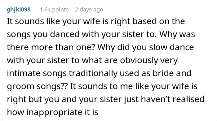Man Brushes Off Wife&rsquo;s Concern About His Relationship With His Sister, People Have Their Doubts