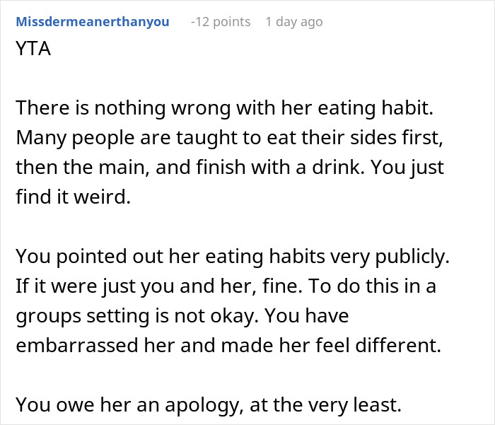 &ldquo;AITAH For Serving My Wife Less Food Than Me And Our Guests?&rdquo;