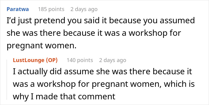 Pregnancy Workshop Host’s Assumption Leaves Her And CEO In Uncomfortable Silence Pregnancy Workshop Host’s Assumption Leaves Her And CEO In Uncomfortable Silence