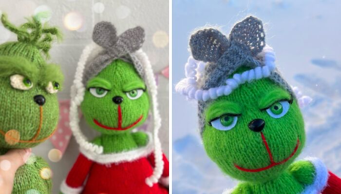 I Made A Christmas Knitting Doll Pattern