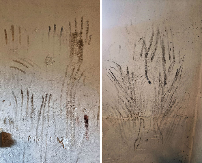The Hand-Like Marking In Our Apartment Basement