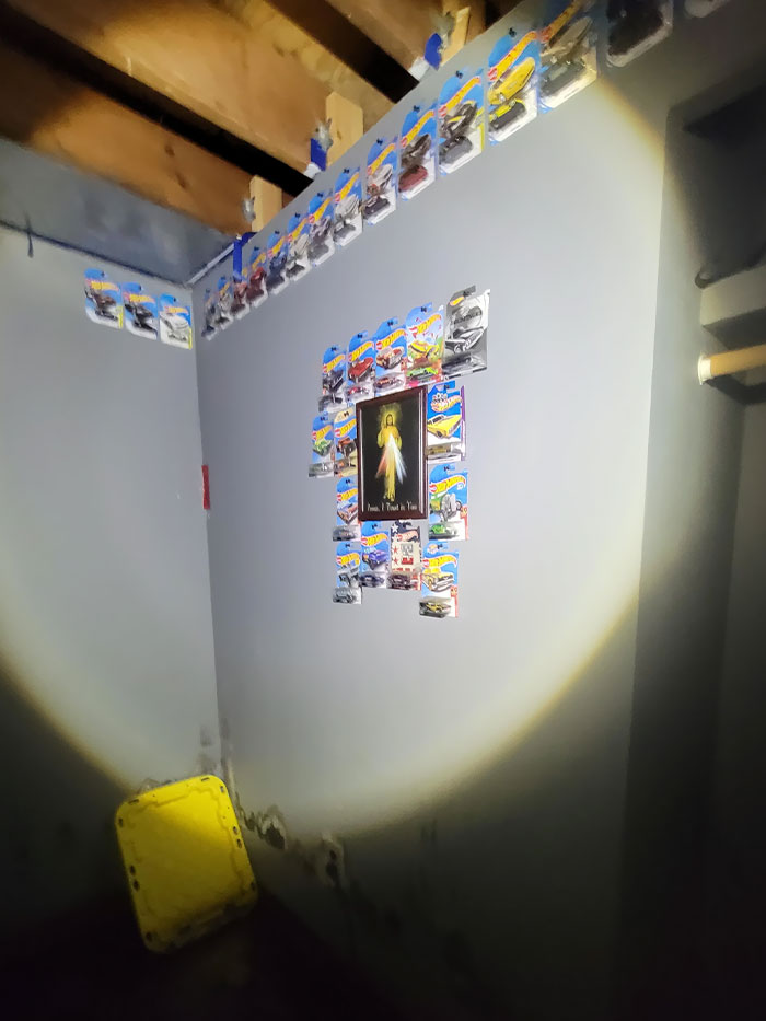 Found This Shrine While Pumping Out A Flooded Basement After A House Fire