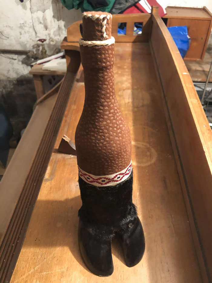 Was Cleaning Out My Grandparents' Basement When I Unearthed This Nightmarish Bottle