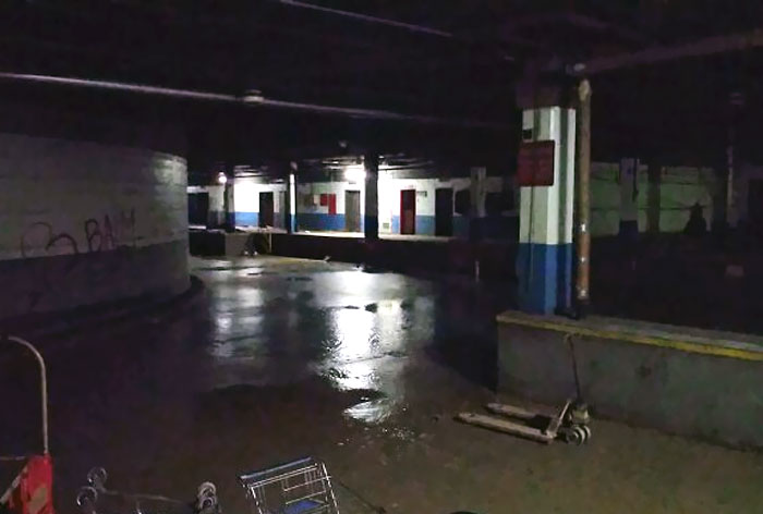 Basement Level Of An Abandoned Northland Mall In Detroit