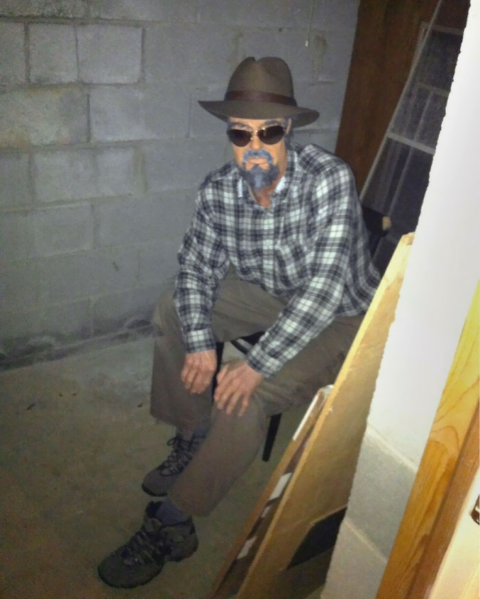 Working In A Basement. Flicked On The Lights To See This