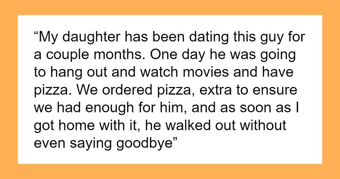 “AITA If I Asked My Daughter’s Deipnophobic Boyfriend Not To Come Over When We Are Eating?”