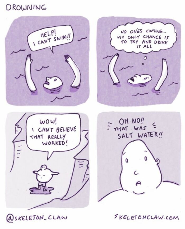 Slightly Dark And Amusing: 20 New Comics By Skeleton Claw