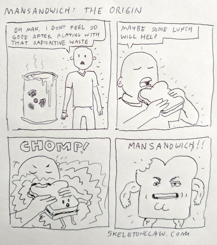 Slightly Dark And Amusing: 20 New Comics By Skeleton Claw