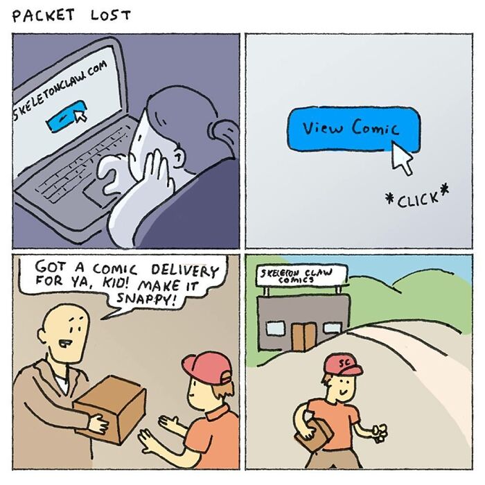 Slightly Dark And Amusing: 20 New Comics By Skeleton Claw