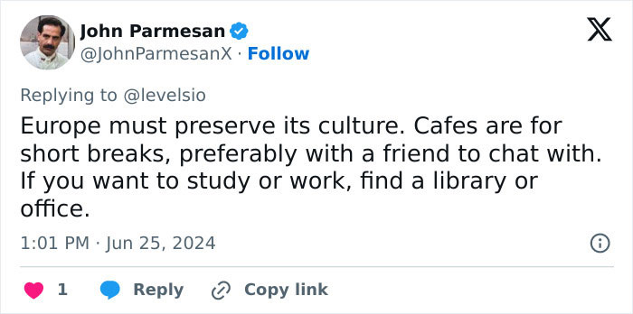 American Can&rsquo;t Understand Why European Cafes Are Banning Laptops, Gets A Reality Check