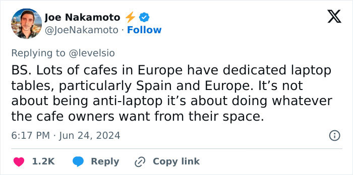 American Can&rsquo;t Understand Why European Cafes Are Banning Laptops, Gets A Reality Check