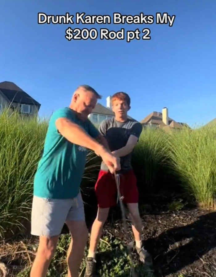 Internet Identifies 'Drunk Karen' Who Broke Teen's Fishing Rod In Viral Video Internet Identifies 'Drunk Karen' Who Broke Teen's Fishing Rod In Viral Video