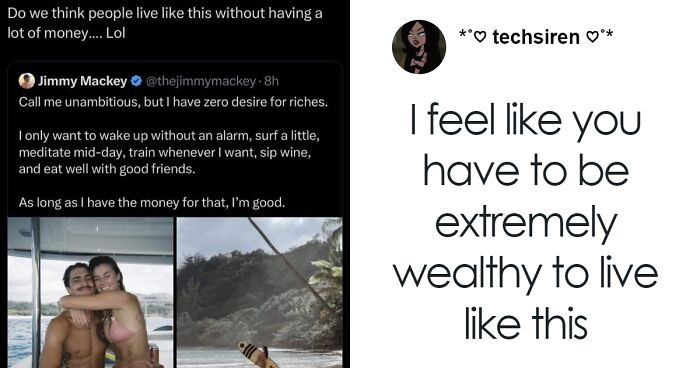 “I Have Zero Desire For Riches”: Influencer Mocked For Simple Life Post On A Yacht