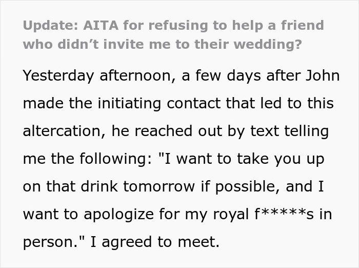 Couple Count On Friend&rsquo;s Help After Not Inviting Him To The Wedding, Get A Reality Check