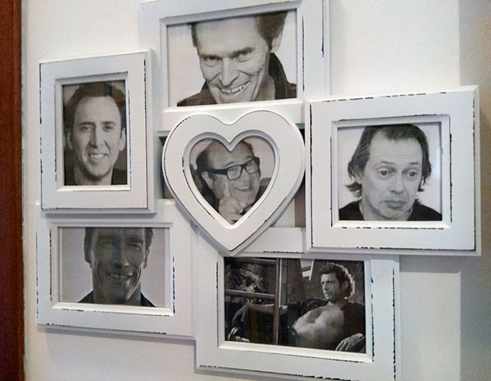 Mis padres dejaron este marco de fotos vacío durante demasiado tiempo, así que decidí llenarlo