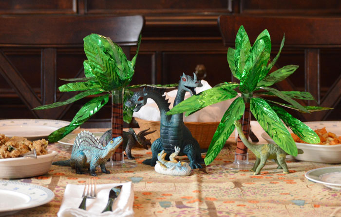 Este año mi mamá me puso a cargo del centro de mesa del Día de Acción de Gracias