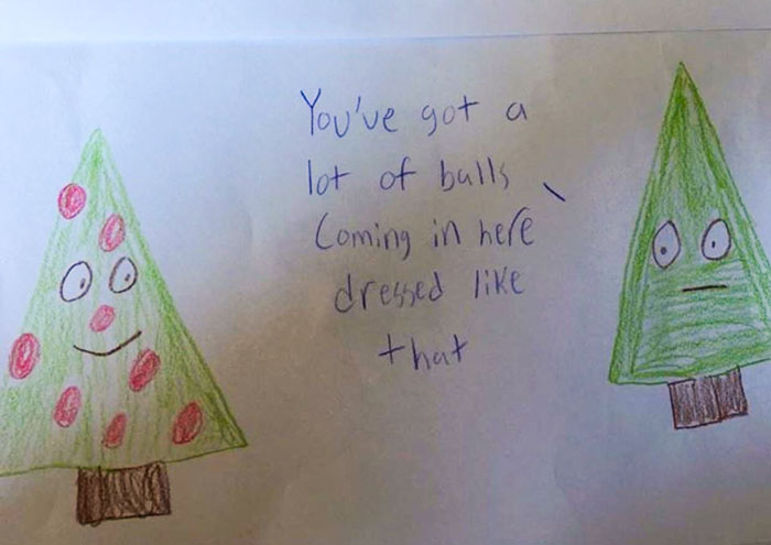 My Teacher Friend Was Given This By A Student. Merry Christmas Indeed