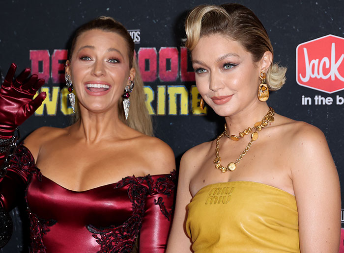 Blake Lively And Gigi Hadid Stun At The &ldquo;Deadpool & Wolverine&ldquo; Premiere In Matching Outfits