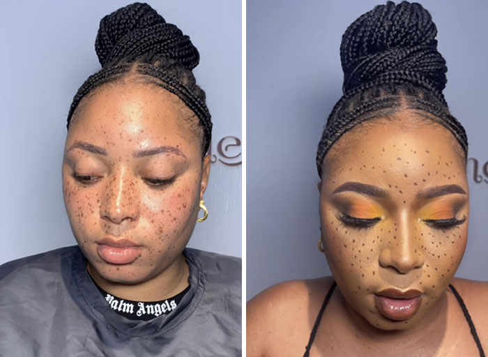 Instagram Makeup Artist Trying To Add Back Natural Freckles