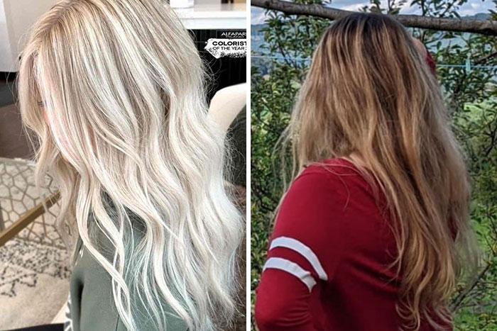 Hair Salon Fail, What I've Wanted vs. What I've Got. It Took Her 4 Hours Just For That. She Said That She Couldn't Bleach My Hair Lighter Because It Would Look Trashy