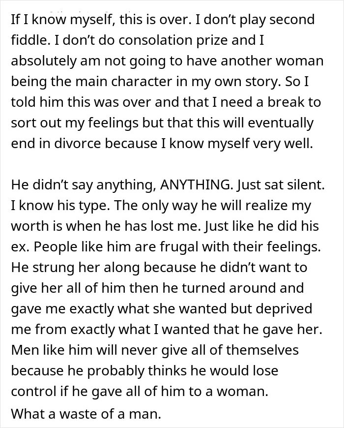 Woman Figures Out Why Husband Was So Depressed And Cried Hiding In The Bathroom, Decides To Divorce Him 