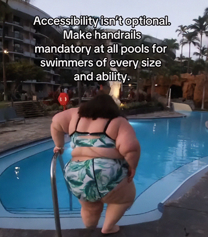 Plus-Size Activist Slams &ldquo;Non-Inclusive&rdquo; Pools After Calling Out Airline Staff Who Made Her Walk