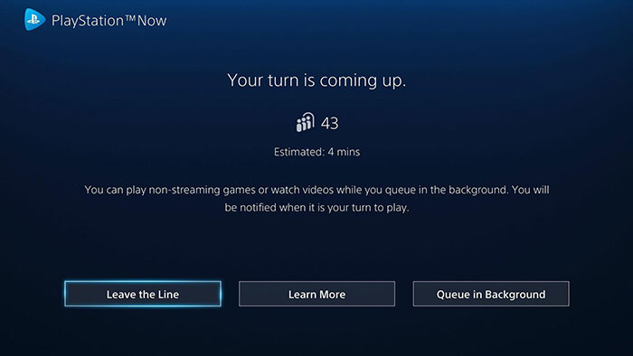 PlayStation Now Is A Joke. Pay For A Subscription And Then You Have To Wait In A Queue To Play