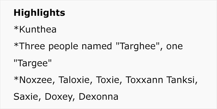 &ldquo;Kunthea&rdquo;: Woman Documents The Most Unfortunate Baby Names That Utah Parents Have Chosen