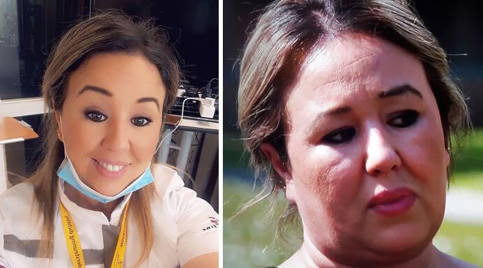 La misma persona: en insta y en la tele