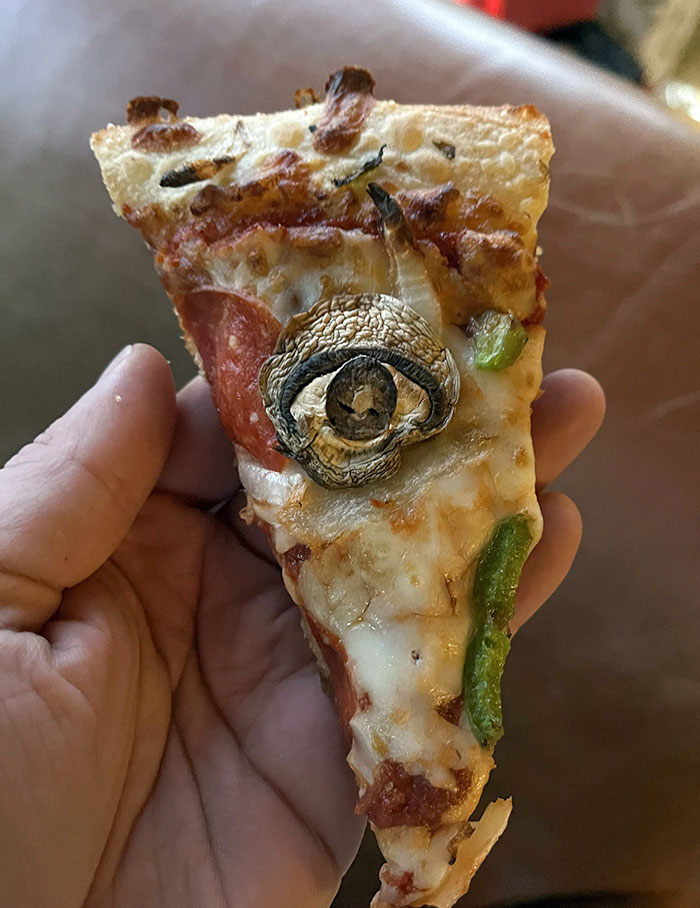 My Pizza Is Looking Back