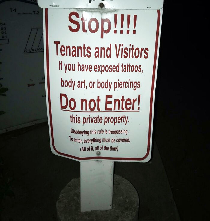 This Sign At The RV Park I'm Staying At