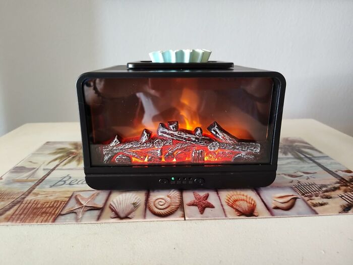 Bring The Cozy Ambiance Of A Fireplace To Any Room With The Fireplace Electric Wax Melt Warmer, Minus The Hassle Of Wood And Ashes